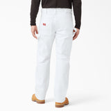 Dickies Utility Painters Pants Relaxed Fit (White) - Apple Valley Emporium