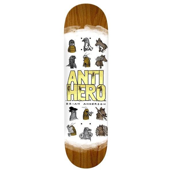 Anti-Hero Brian Anderson Usual Suspect Skateboard Deck 8.75" - Apple Valley Emporium