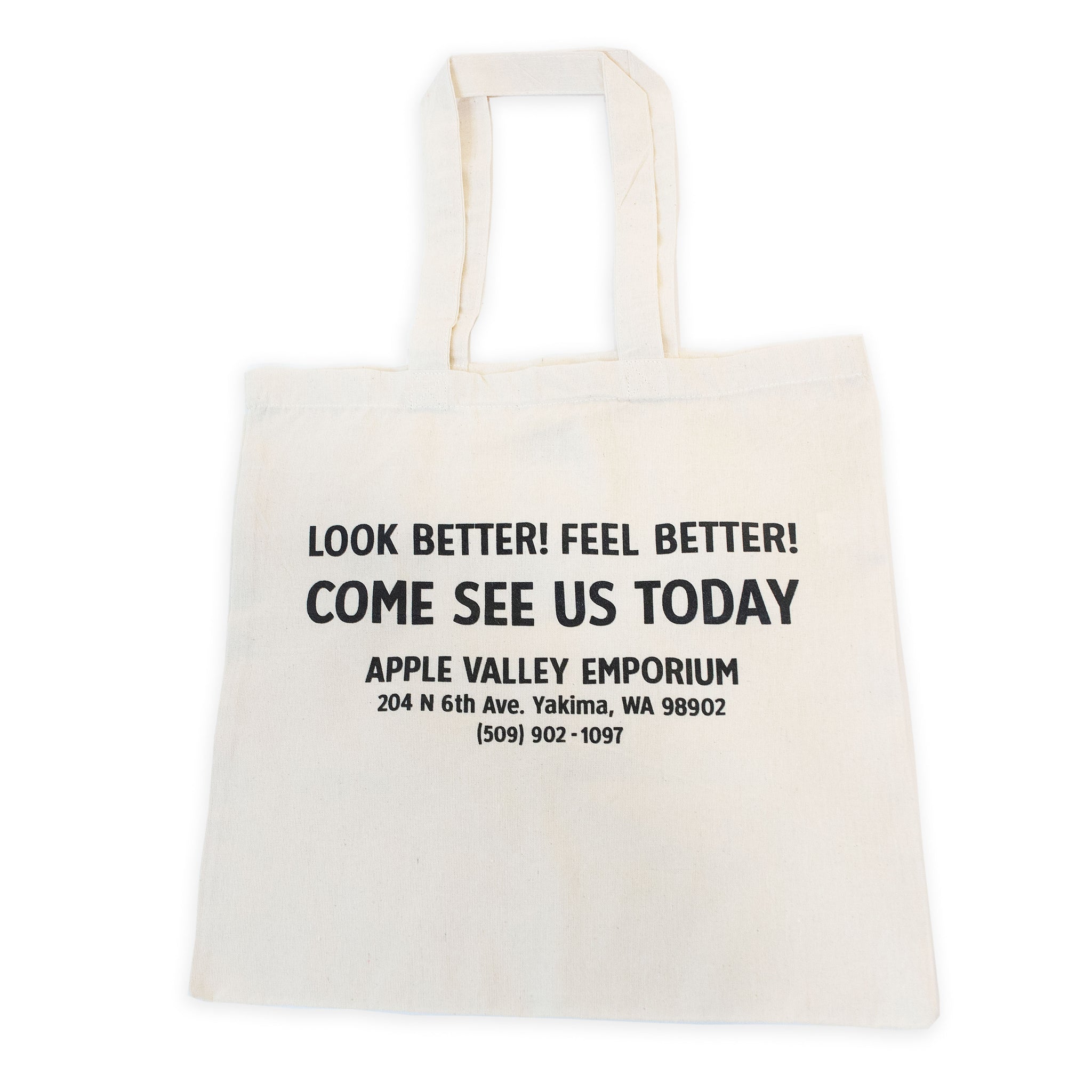AVE Look Better Feel Better Tote Bag (Natural) - Apple Valley Emporium
