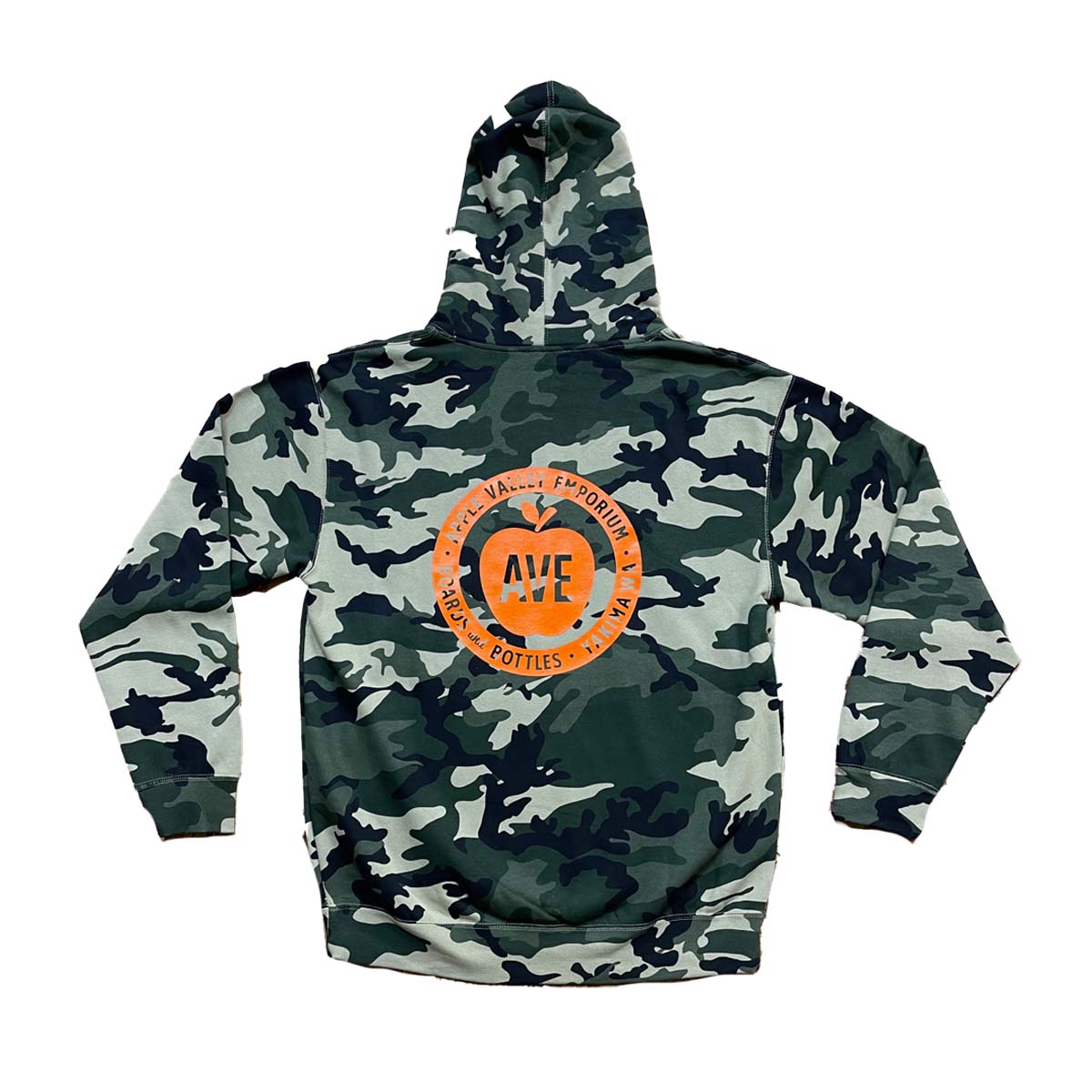 AVE Apple Logo Camo Hoodie