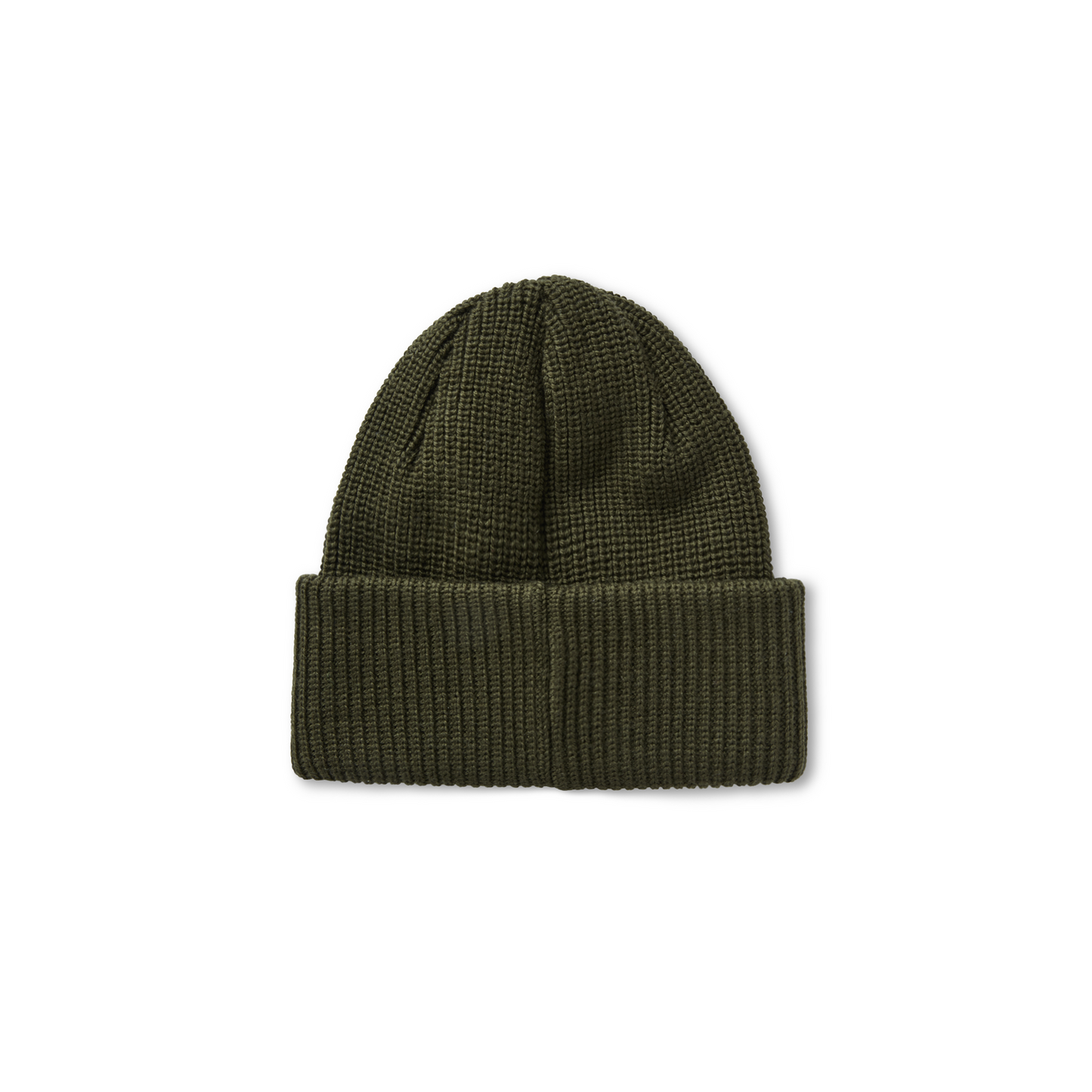 Polar Earthquake Merino Army Green Beanie