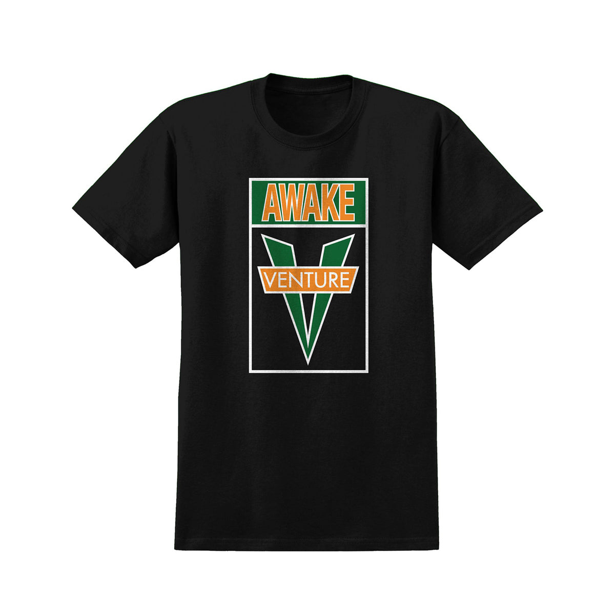 Venture Awake Short Sleeve T-Shirt (Black) - Apple Valley Emporium