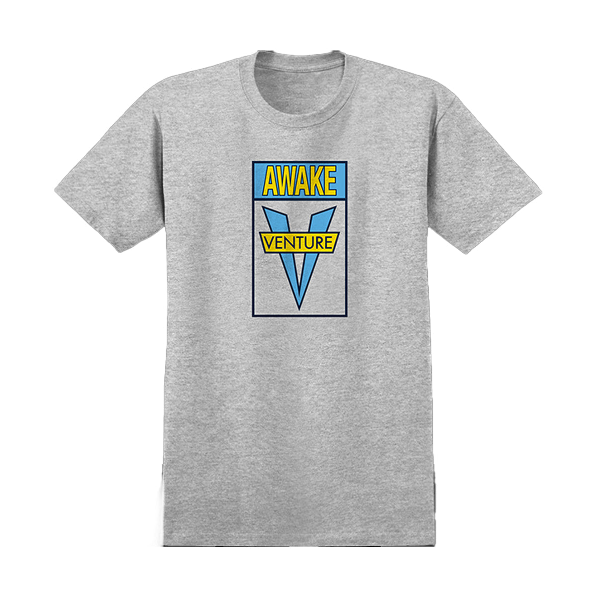 Venture Awake Short Sleeve T-Shirt (Heather Grey) - Apple Valley Emporium