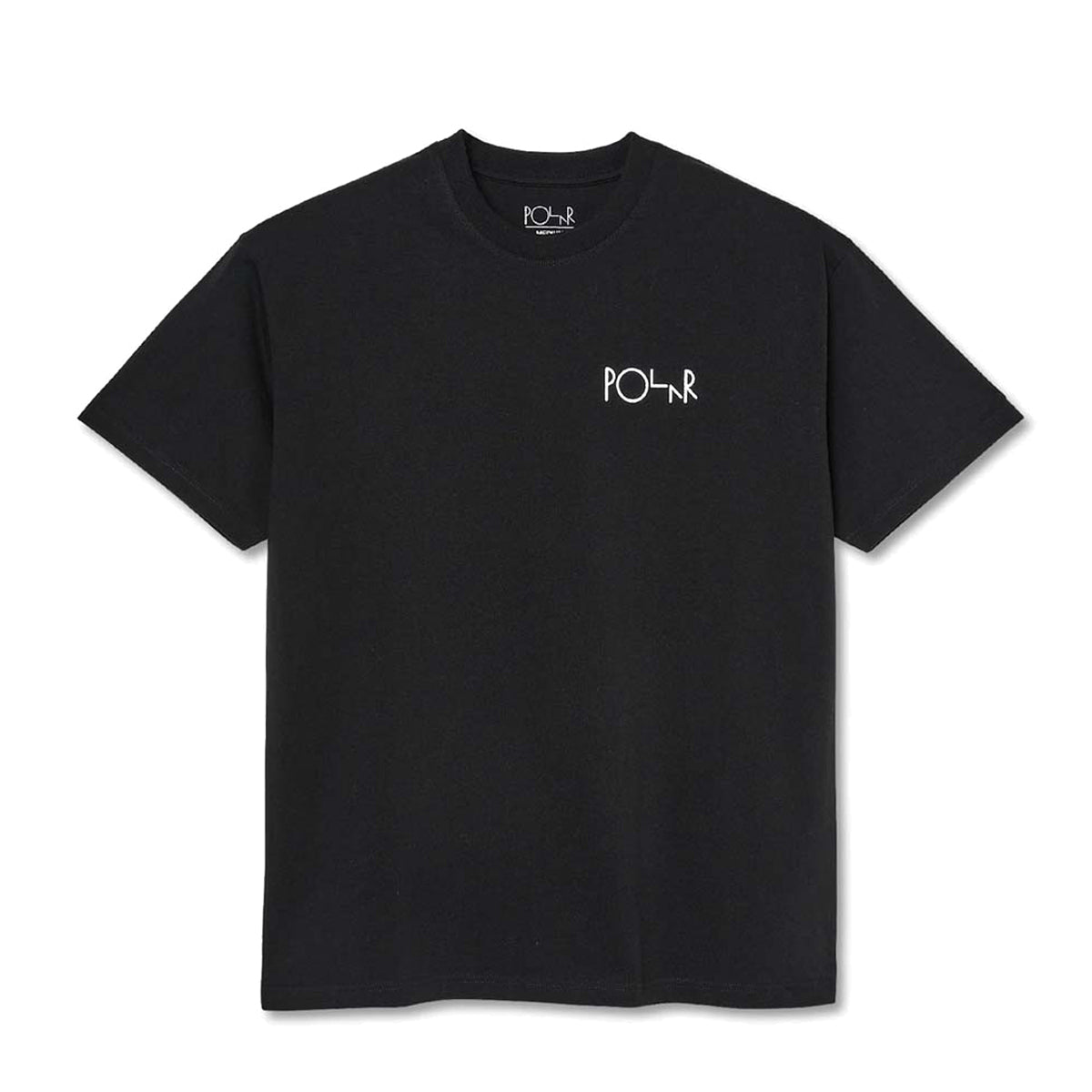 Polar Skate Co. Stroke Logo T-Shirt (Black) - Apple Valley Emporium