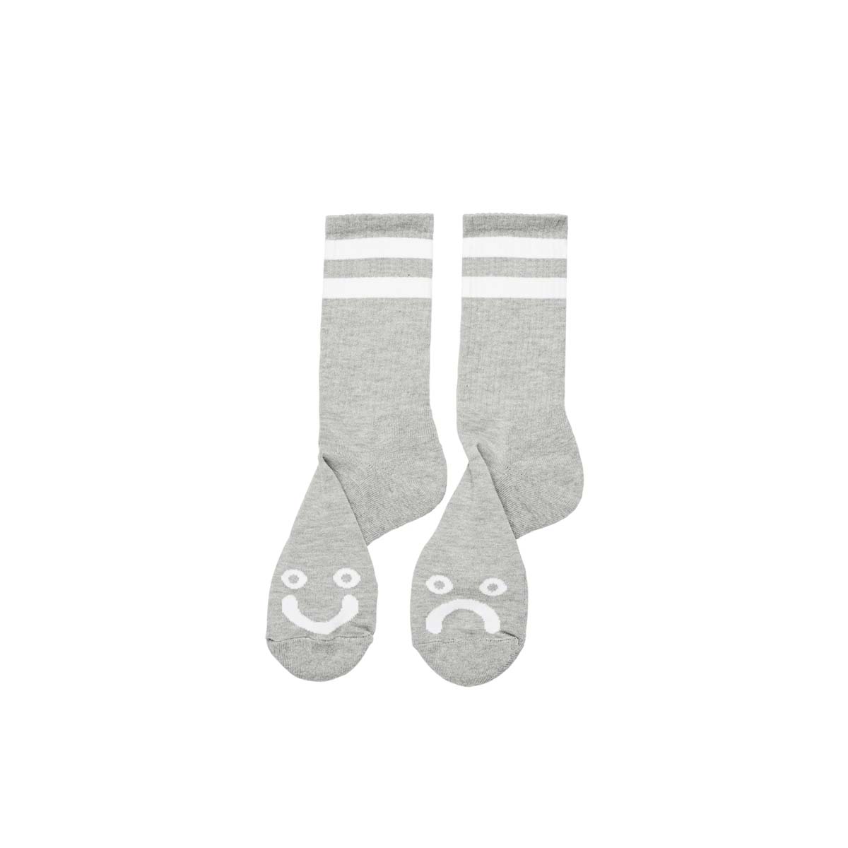 Polar Happy Sad Socks Grey