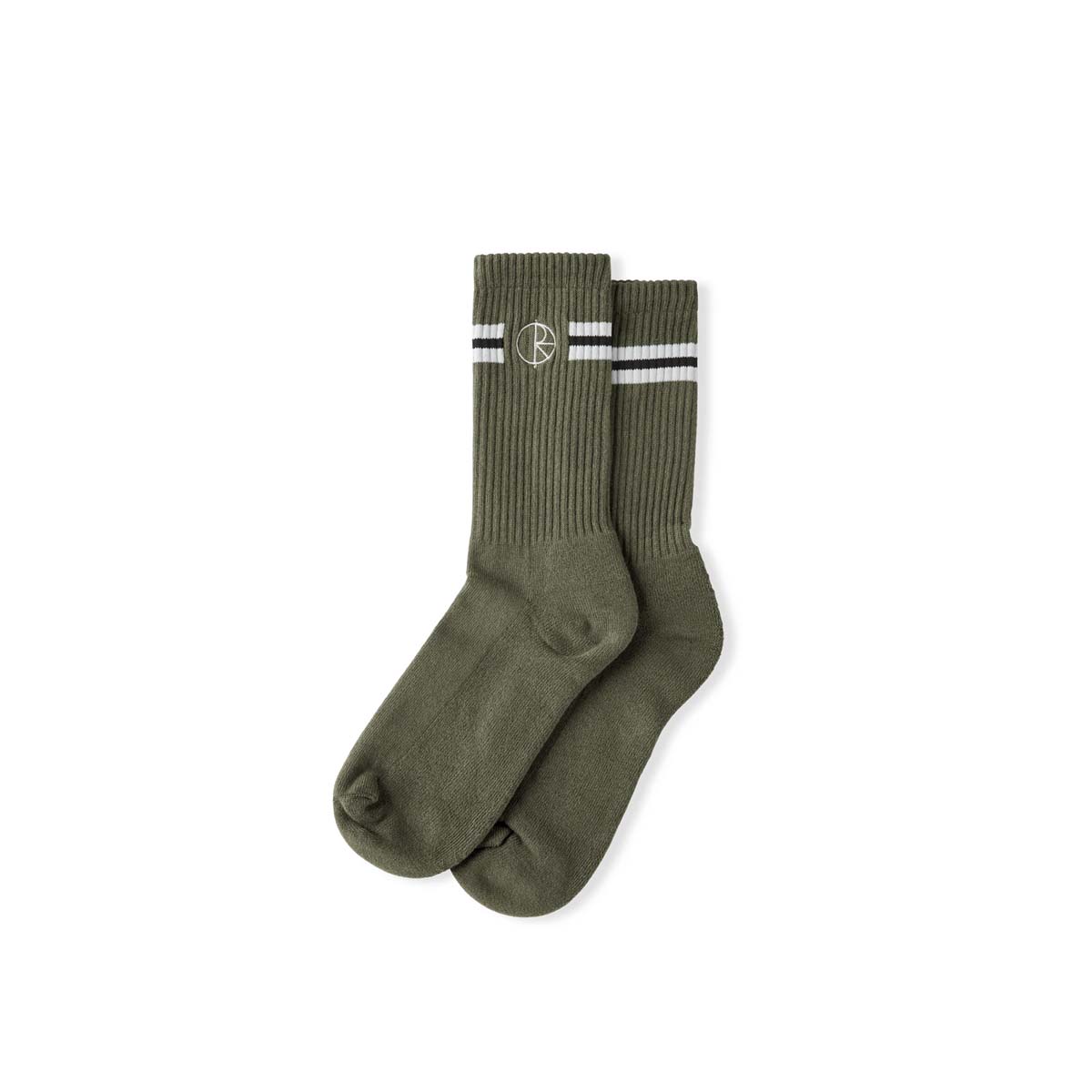 Polar Stroke Logo Socks Olive