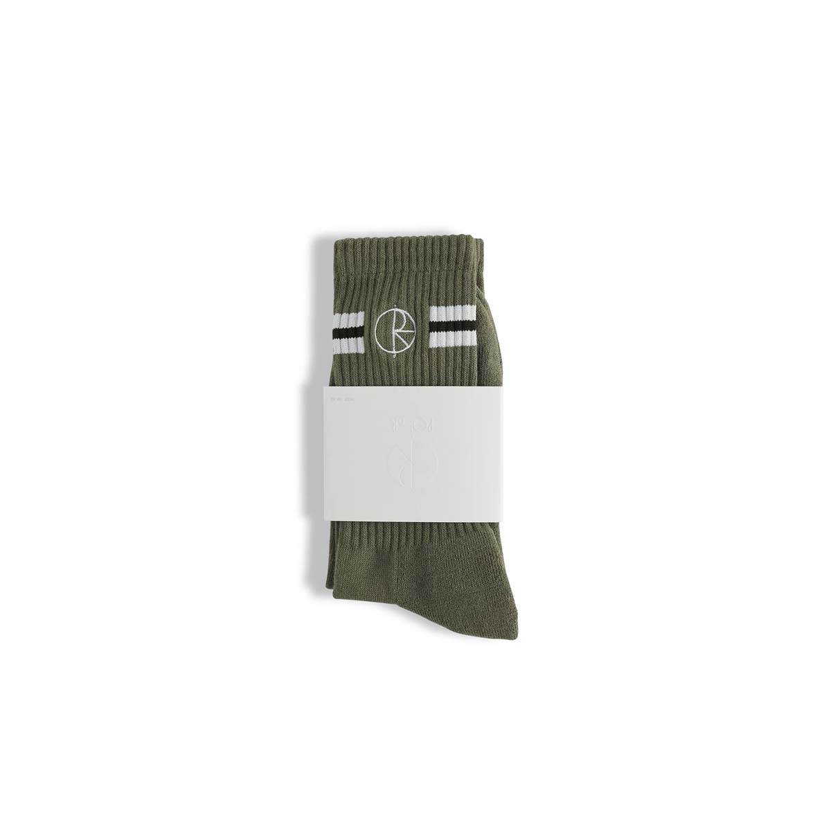 Polar Stroke Logo Socks Olive