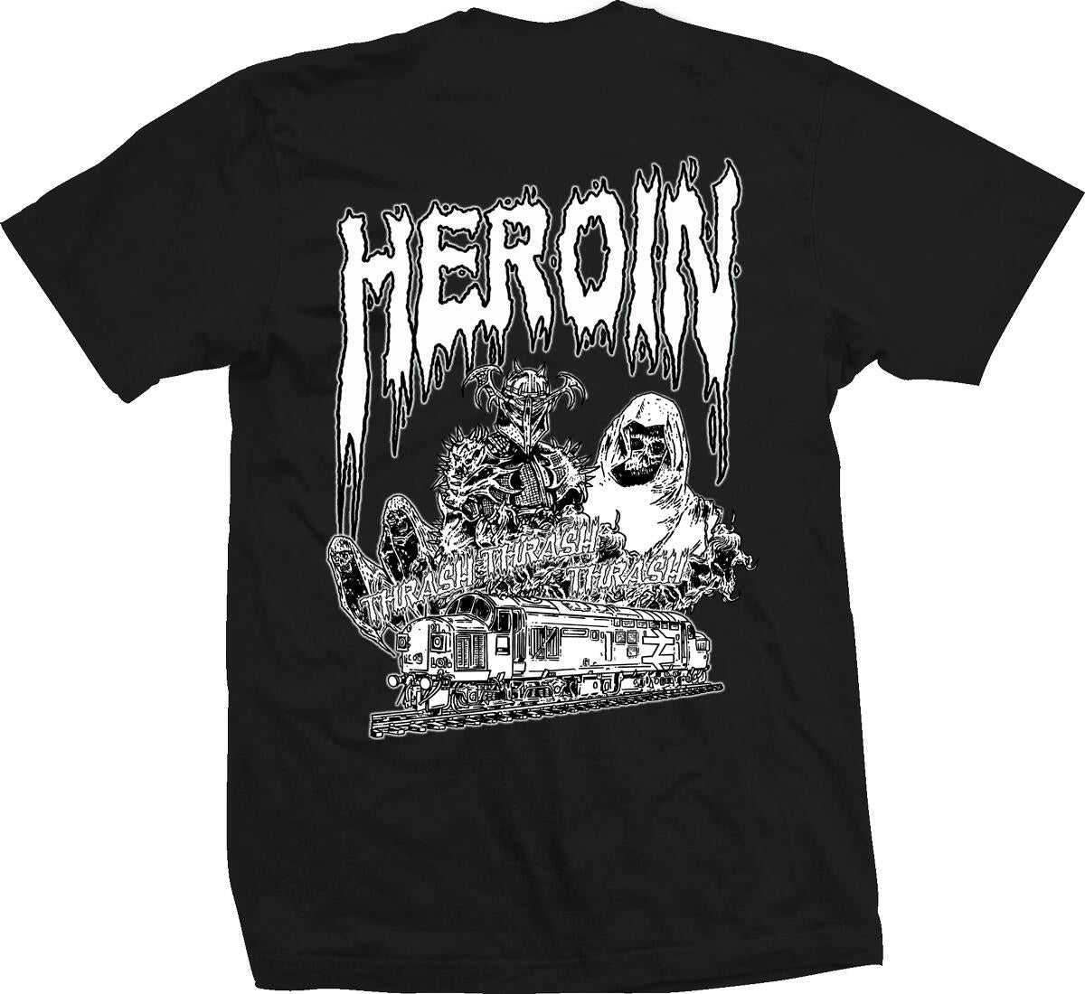 Heroin Skateboards Ghost Train T-Shirt