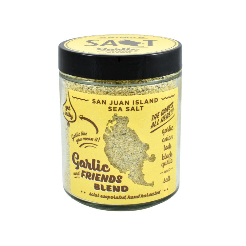 San Juan Island Sea Salt, Garlic & Friends Seasoning Blend, 6oz - Apple Valley Emporium
