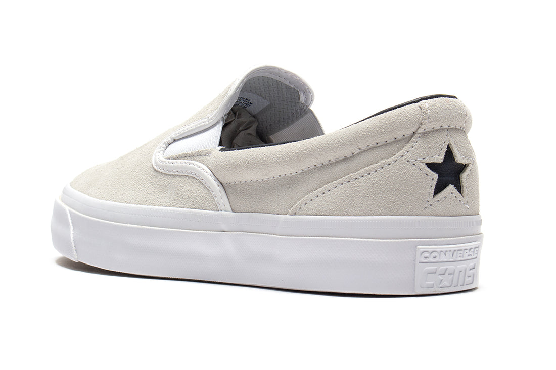 Converse CONS One Star CC Pro Slip On White Black White