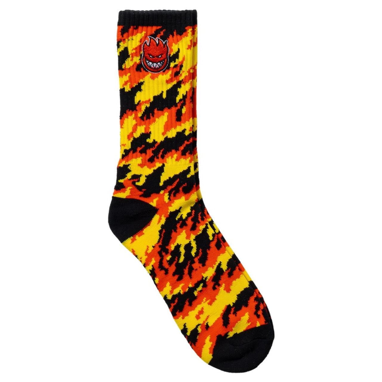 Spitfire Bighead Fill Ember Flame Crew Socks