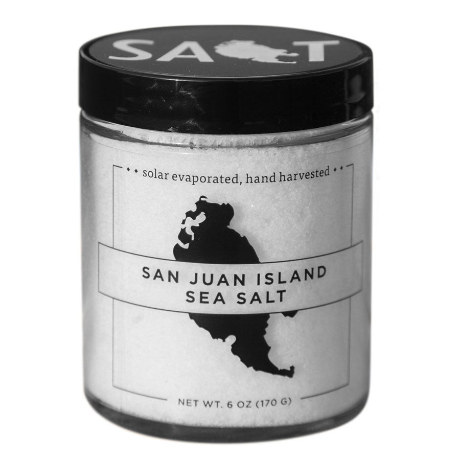 San Juan Island Sea Salt, Solar Evaporated Sea Salt, 6oz - Apple Valley Emporium