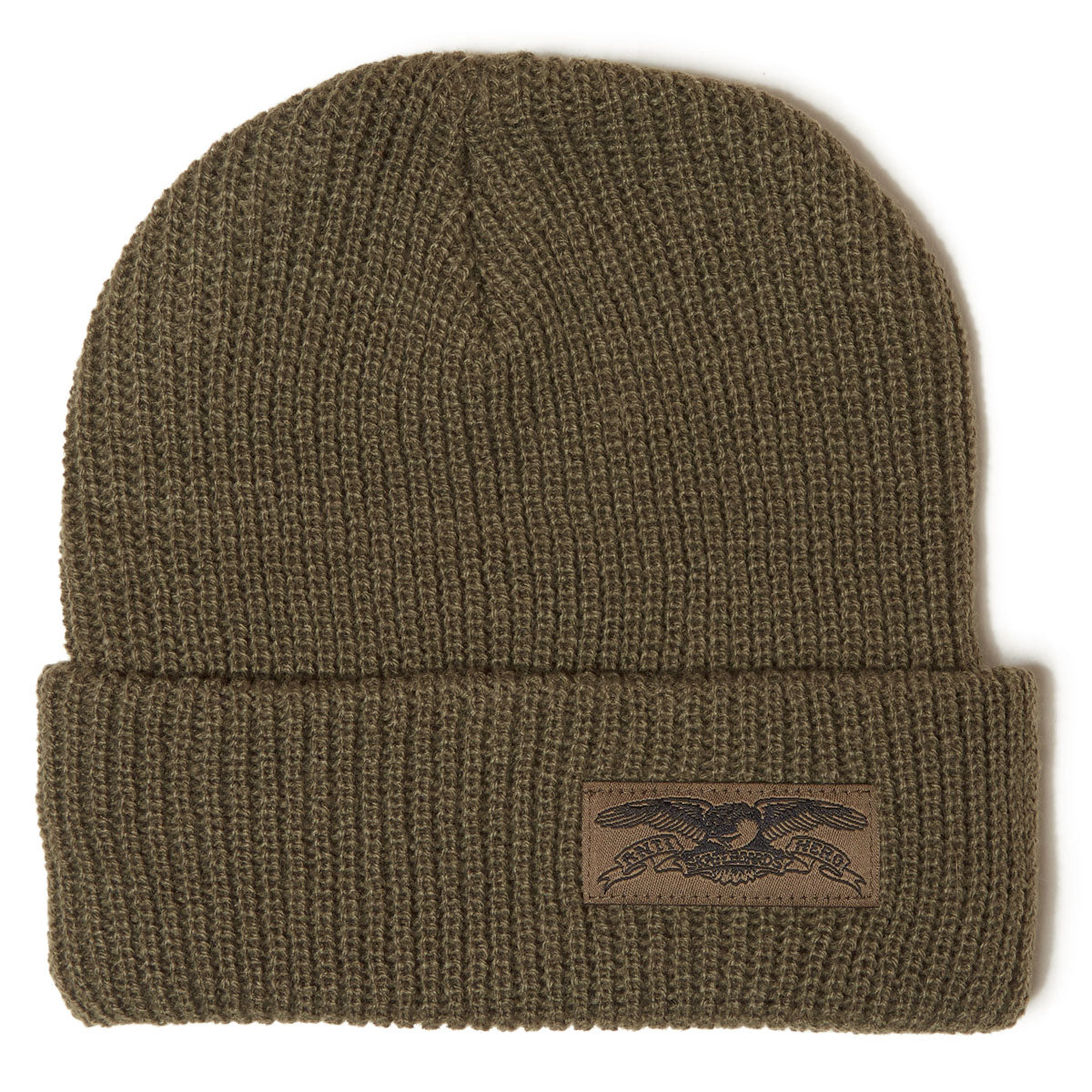 Anti-Hero Stock Eagle Cuff Beanie (Olive)