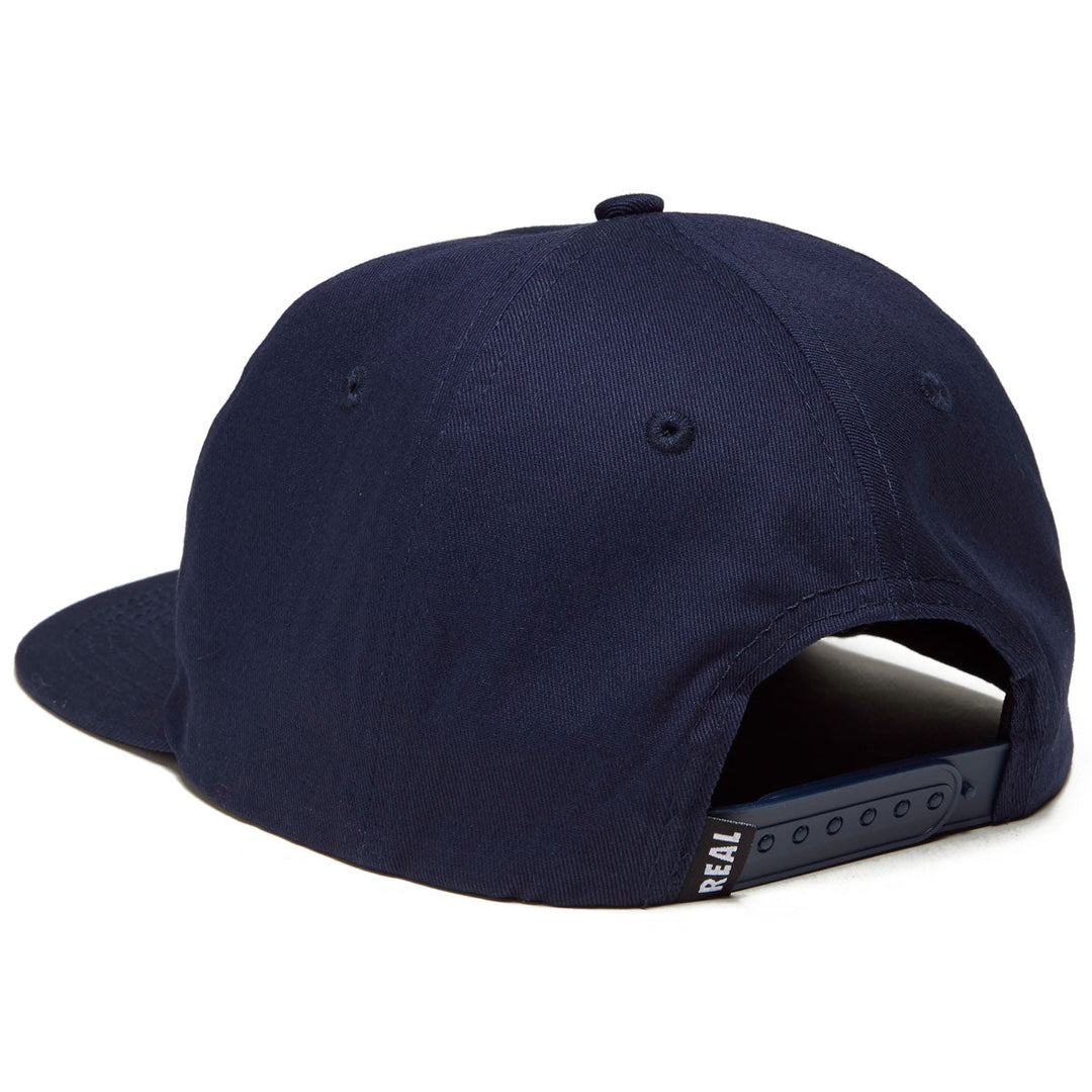Real Glitch Adjustable Snapback Hat (Navy) - Apple Valley Emporium