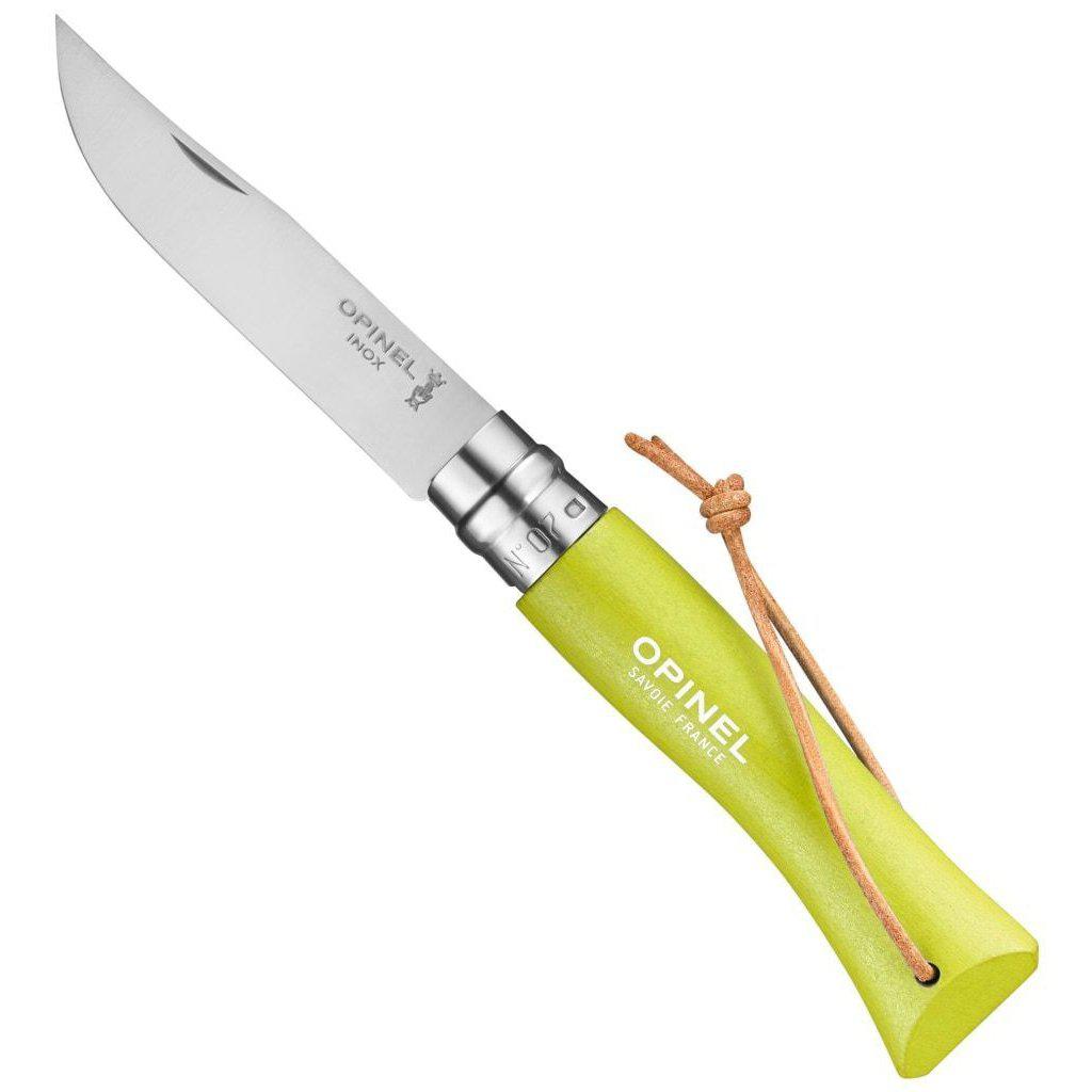 Opinel No. 07 Colorama Stainless Folding Knife (Anise)
