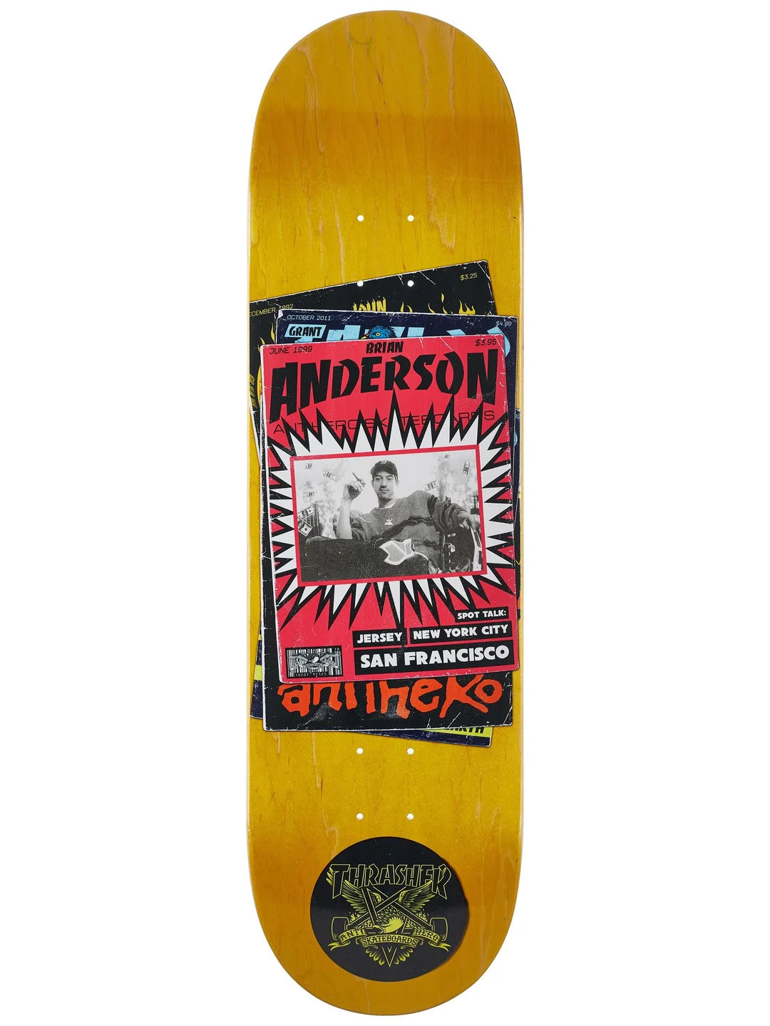 Anti-Hero x Thrasher Brian Anderson Skateboard Deck 9.0"