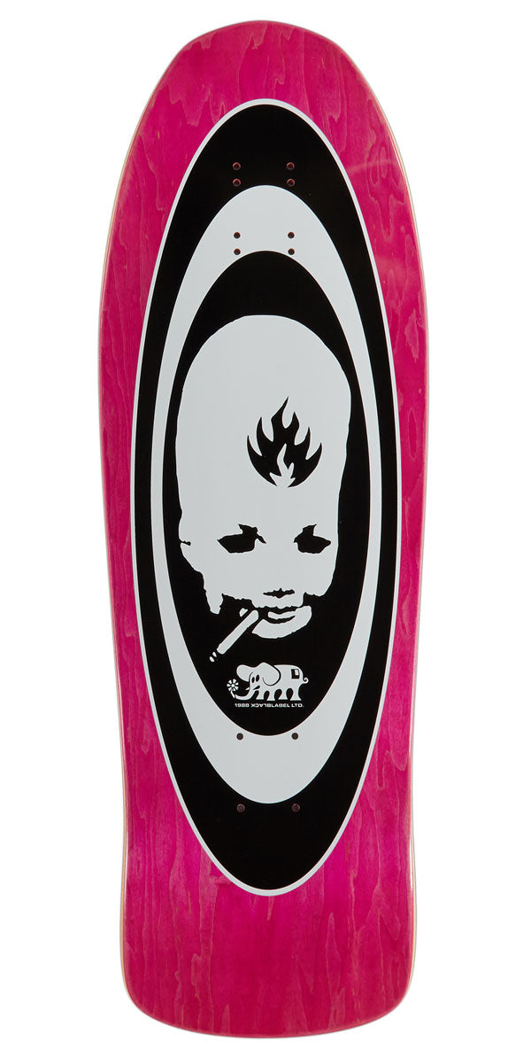 Black Label Thumbhead Oval Custom 12XU Shaped Skateboard Deck 10"