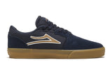 Lakai Cardiff Suede Skate Shoe (Navy/Gum) - Apple Valley Emporium