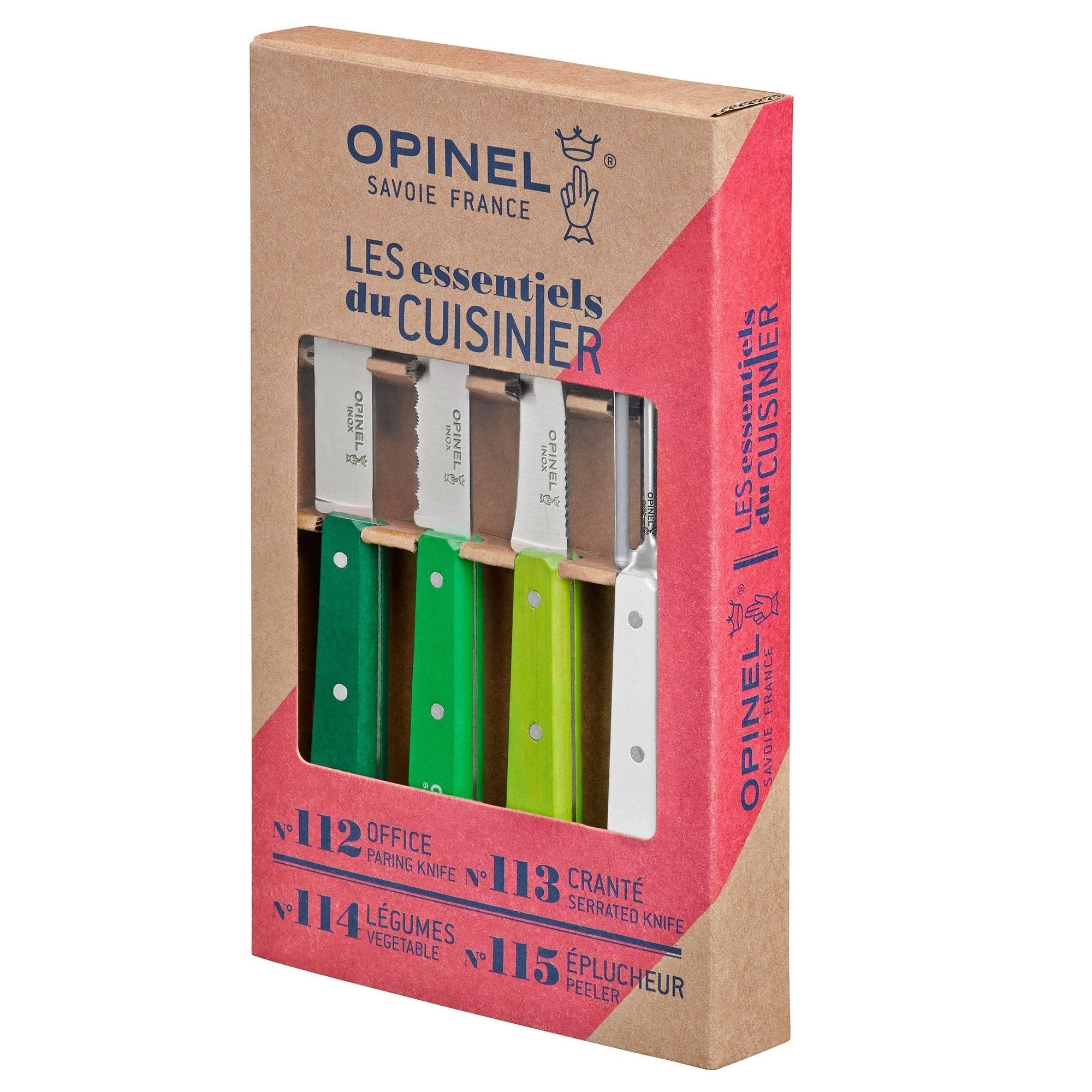 Opinel Essential Small Kitchen Knives (Set of 4) - Apple Valley Emporium