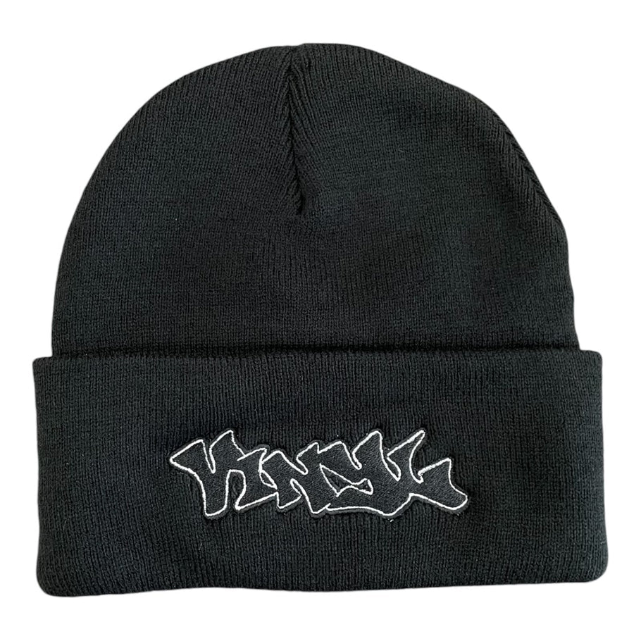 Vinyl Graffiti Logo Cuff Beanie