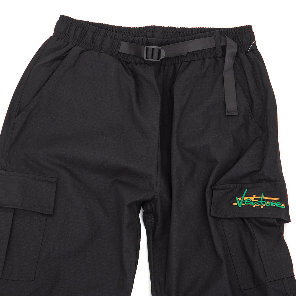 Venture Paid Cargo Pants (Black) - Apple Valley Emporium