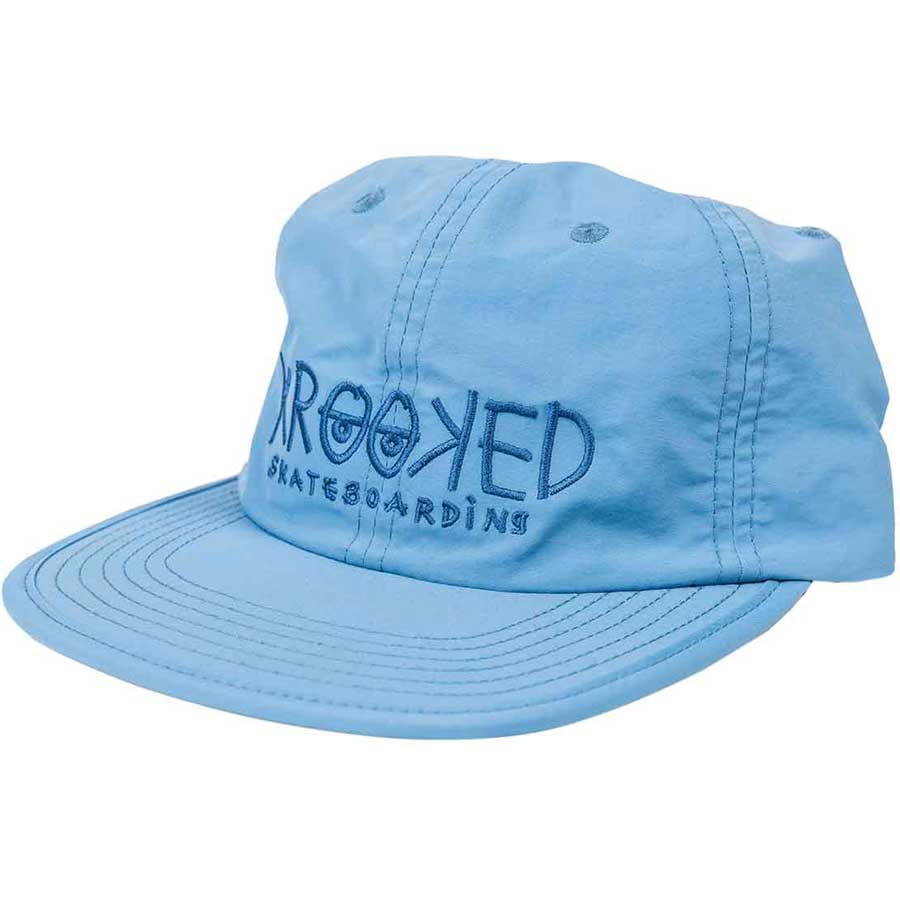 Krooked Eyes Adjustable Strapback Hat (Blue Stone) - Apple Valley Emporium