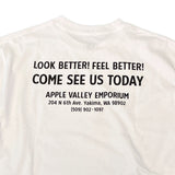AVE Look Better Feel Better Short Sleeve T-Shirt (White) - Apple Valley Emporium