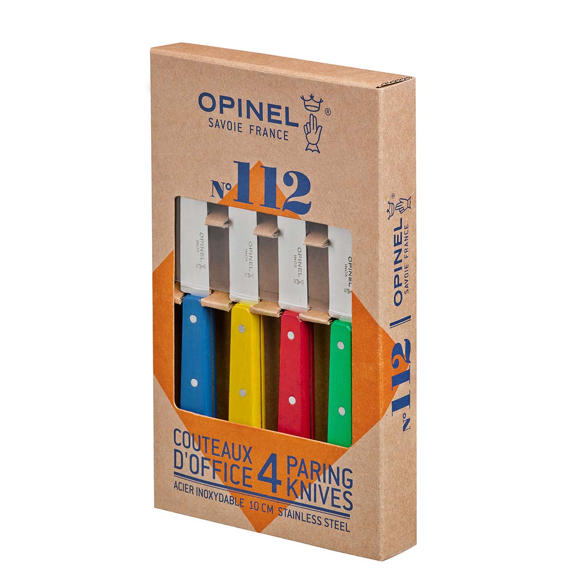 Opinel No.112 Stainless Steel Paring Knives Set - Apple Valley Emporium