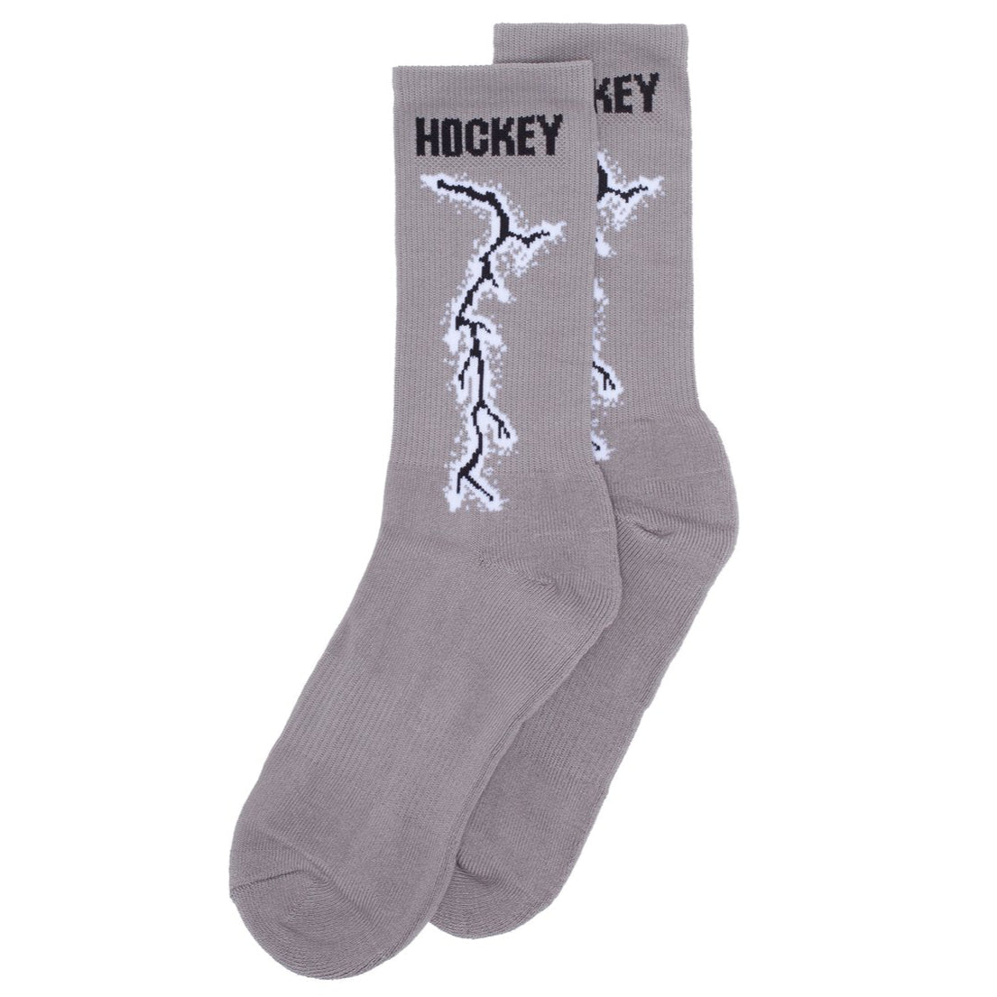 Hockey Grey Lightning Socks - Apple Valley Emporium
