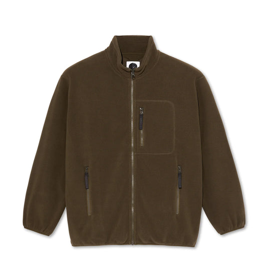 Polar Skate Co. Basic Fleece Jacket - Brown