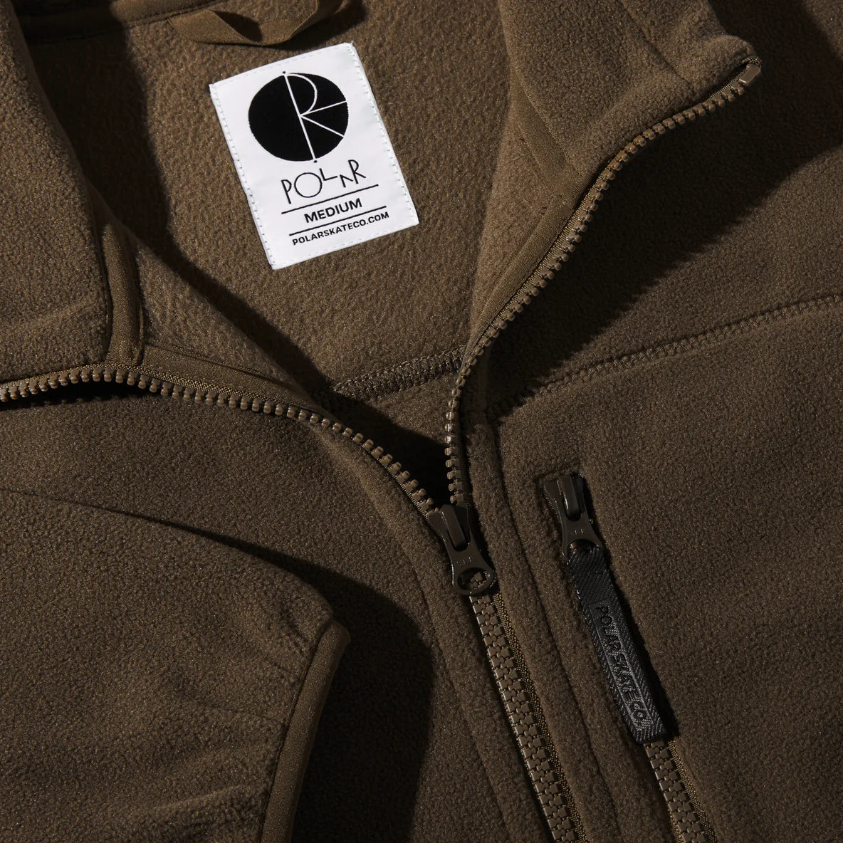 Polar Skate Co. Basic Fleece Jacket (Brown) - Apple Valley Emporium