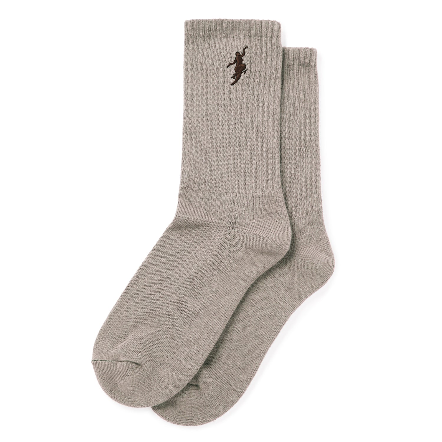 Polar Skate Co. No Comply Rib Socks (Sand/Brown)