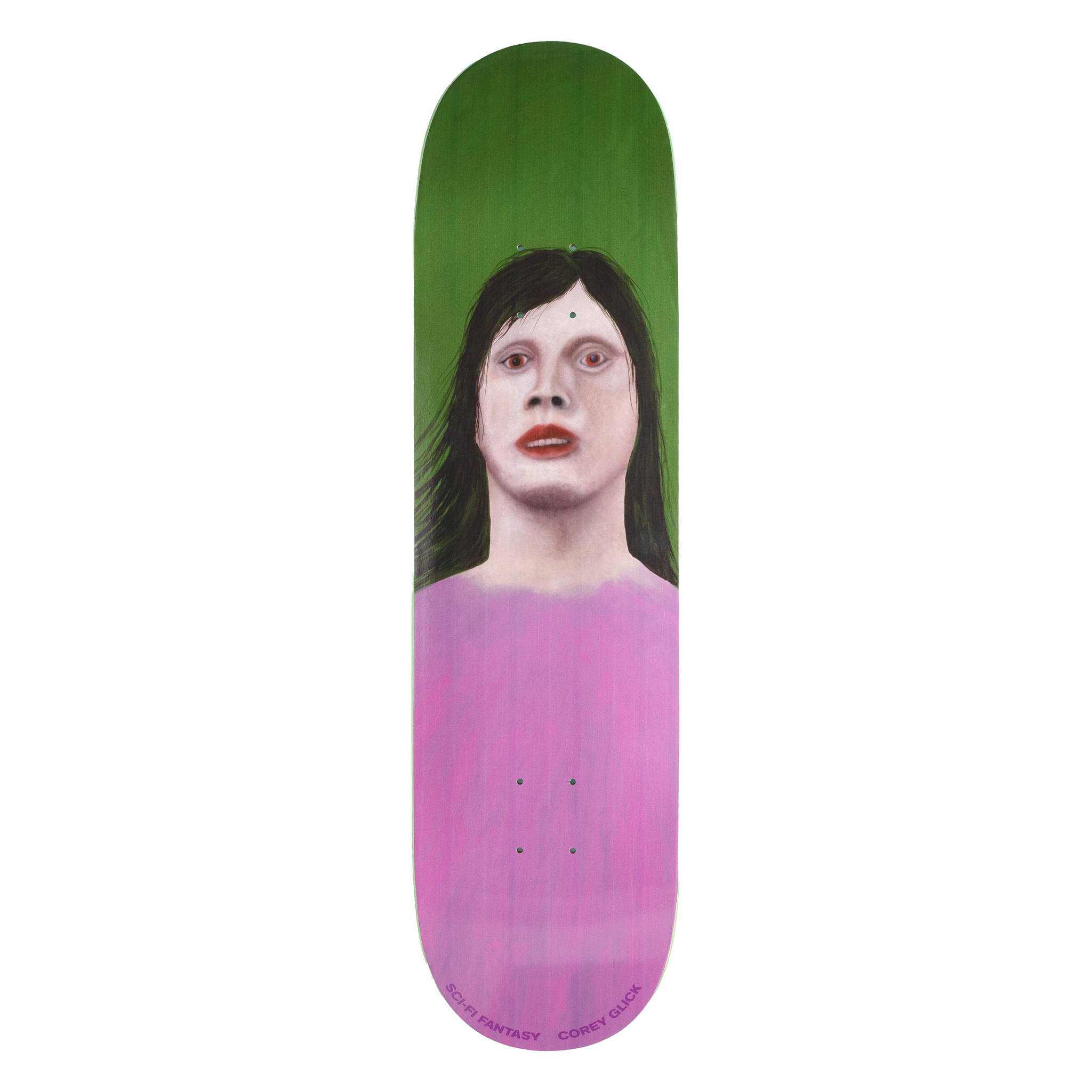 Sci-Fi Fantasy Corey Glick Portrait Skateboard Deck - Apple Valley Emporium