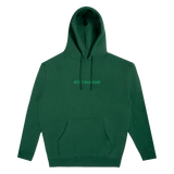 Sci-Fi Fantasy Embroidered Logo Hooded Sweatshirt (Dark Green) - Apple Valley Emporium