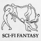 Sci-Fi Fantasy Dance Short Sleeve T-Shirt (White) - Apple Valley Emporium