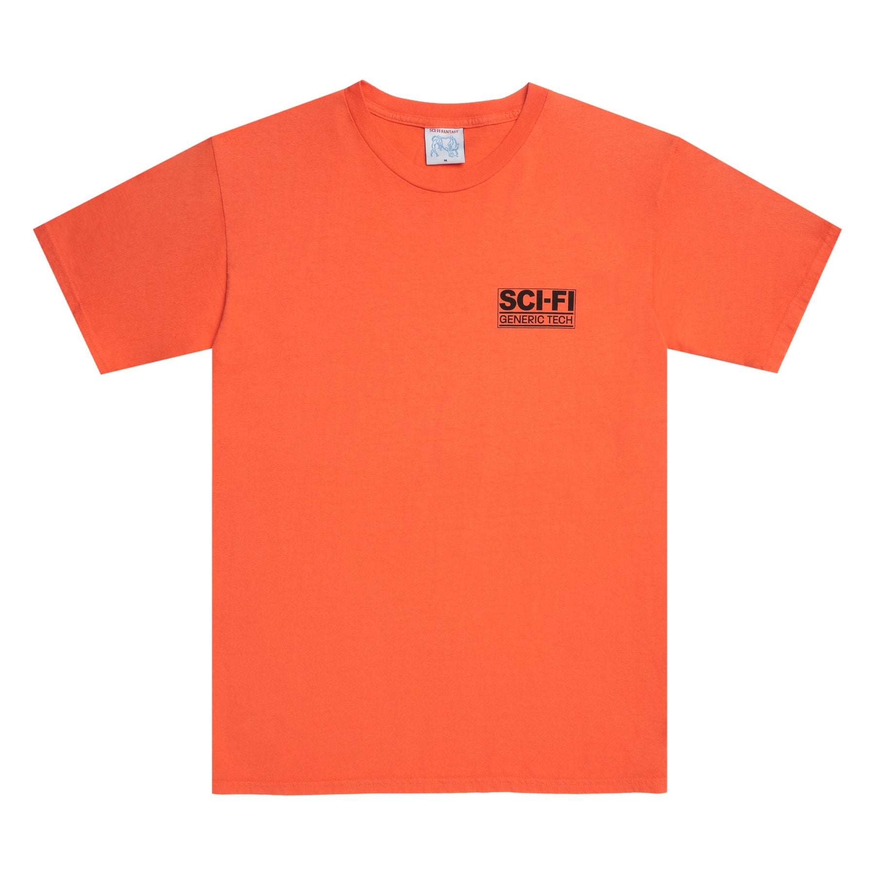 Sci-Fi Fantasy Generic Tech Short Sleeve T-Shirt (Bright Salmon) - Apple Valley Emporium
