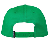 Spitfire Live To Burn Patch Adjustable Snapback Hat (Kelly Green) - Apple Valley Emporium