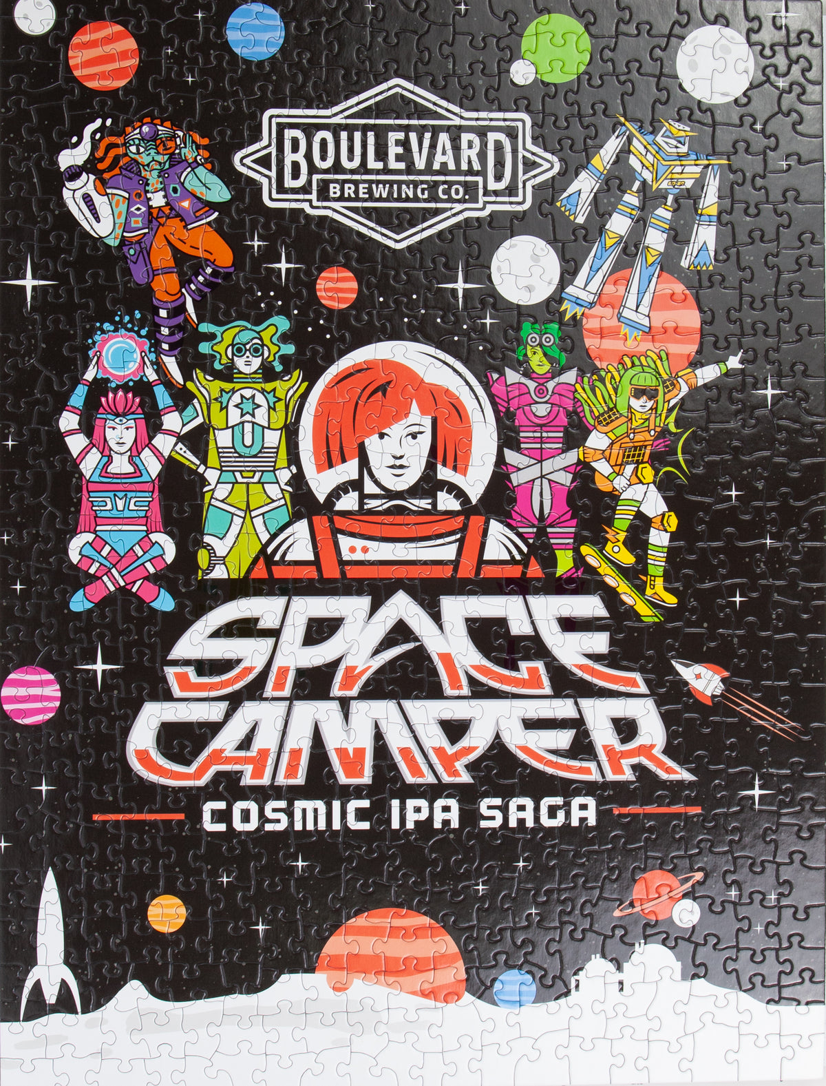 KCPC Space Camper Puzzle (Collaboration with Boulevard Brewing Co.) - Apple Valley Emporium