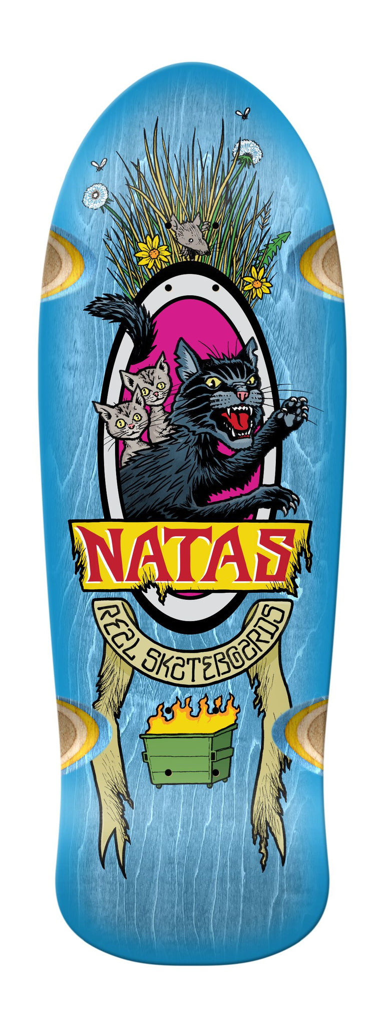 Real SSD '25 Natas Panther Guest Pro Model Skateboard Deck 10.89" (Wheel Wells)