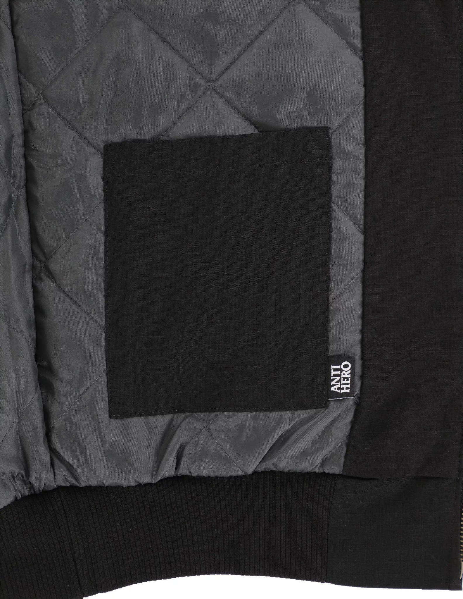 Anti-Hero Lil Pigeon Ripstop Hooded Jacket (Black/Multi) - Apple Valley Emporium