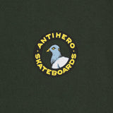 Anti-Hero Pigeon Round Pocket Short Sleeve T-Shirt (Forest/Multi) - Apple Valley Emporium
