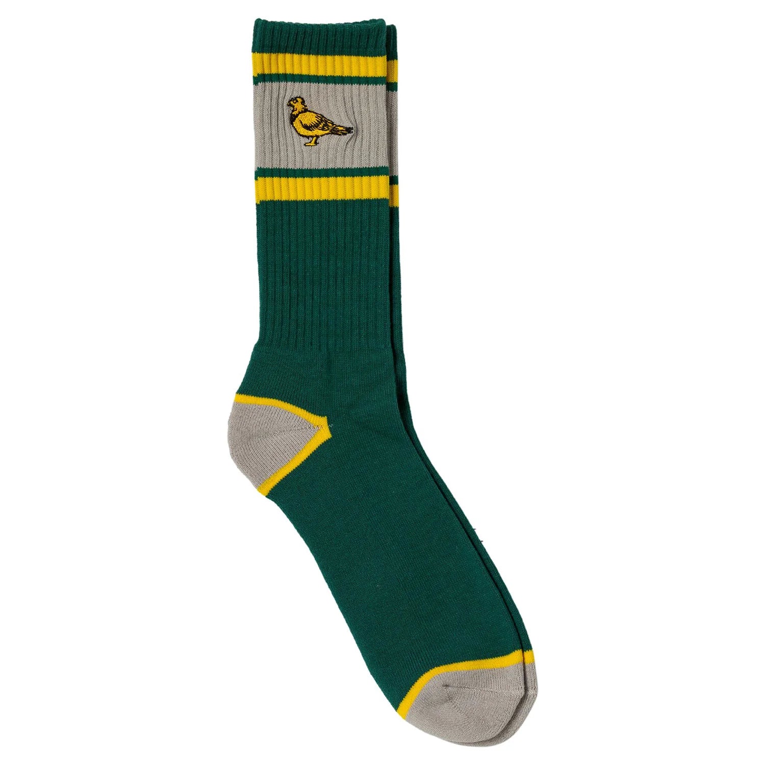 Anti Hero Lil Pigeon Sock Green And Yellow