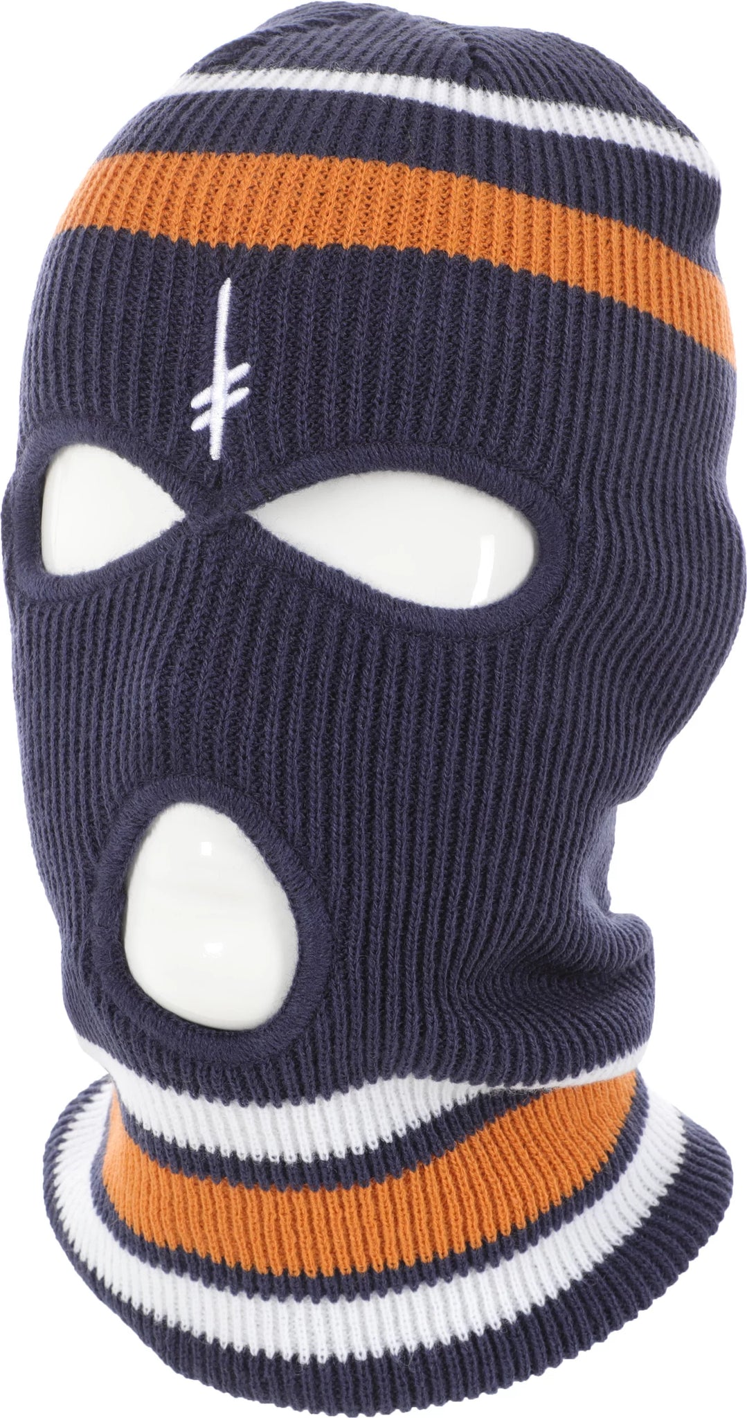 Deathwish Gang Logo Ski Mask (Navy/Orange)