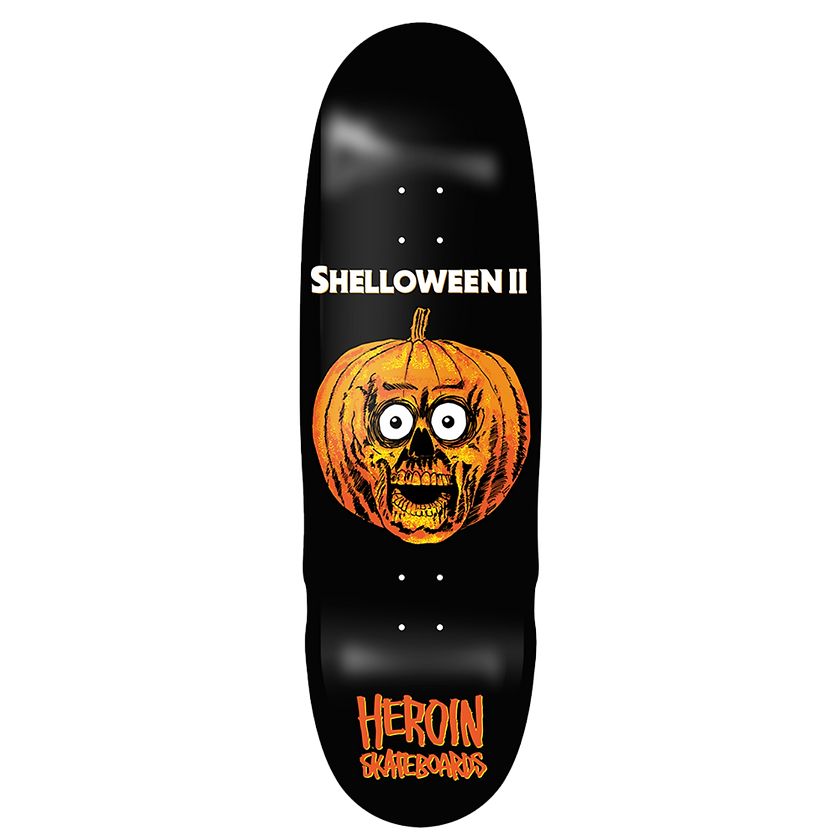 Heroin Skateboards Shelloween 2 Skateboard Deck 10.1"