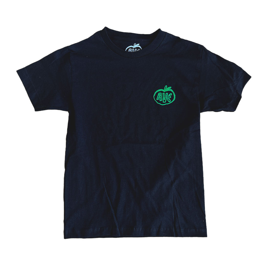 AVE x Russ Pope Apple Logo Short Sleeve T-Shirt - Apple Valley Emporium
