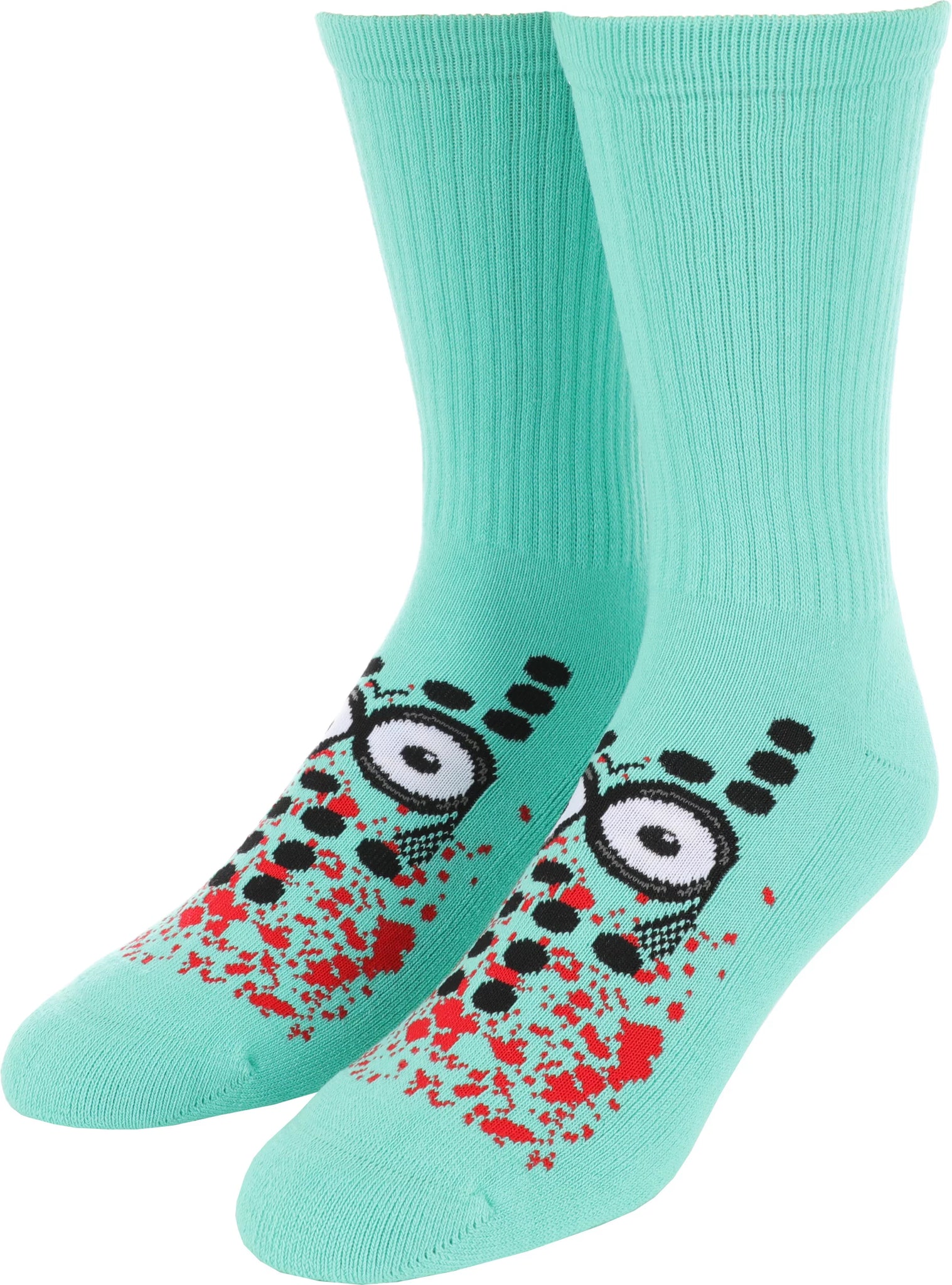 Heroin Curb Killer Crew Socks (Teal)