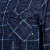 Nike SB Long Sleeve Flannel (Midnight Blue) - Apple Valley Emporium