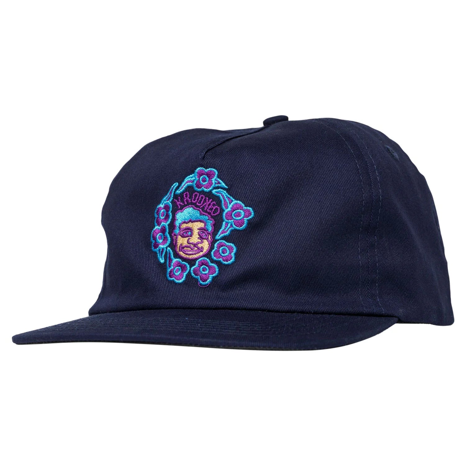 Krooked Sweatpants Hat Navy