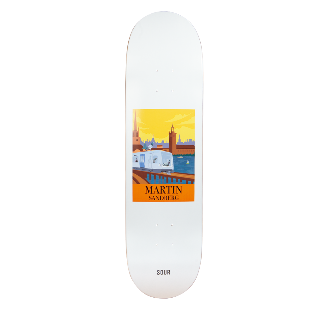 Sour Solution Marre Sthlm Tube Skateboard Deck 8.25"