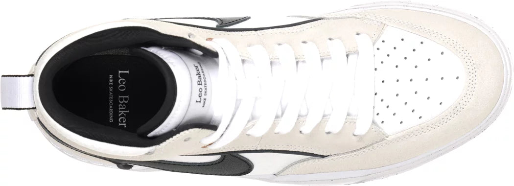 Nike SB React Leo Skate Shoe (White/Black) - Apple Valley Emporium